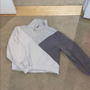 Abercrombie High Neck Color Block Sweater